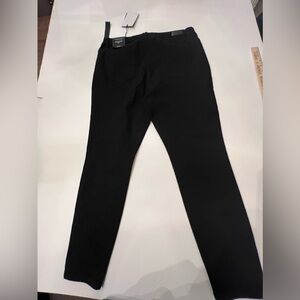 TAHARI KELLY WOMEN’S RAYON DENIM MID-RISE SKINNY JEANS. SIZE 16 W.  BLACK